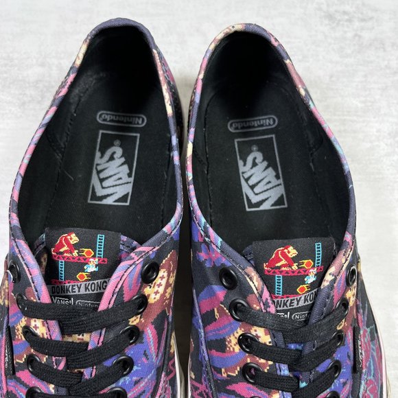 Vans Nintendo Donkey Kong Game Over Sneakers - Men's Size 9 - Picture 8 of 11